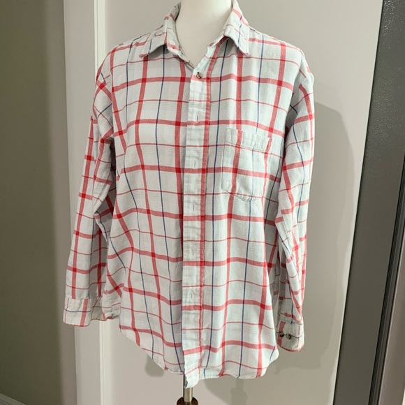Rugged Terrain red plaid button down shirt - Picture 1 of 6